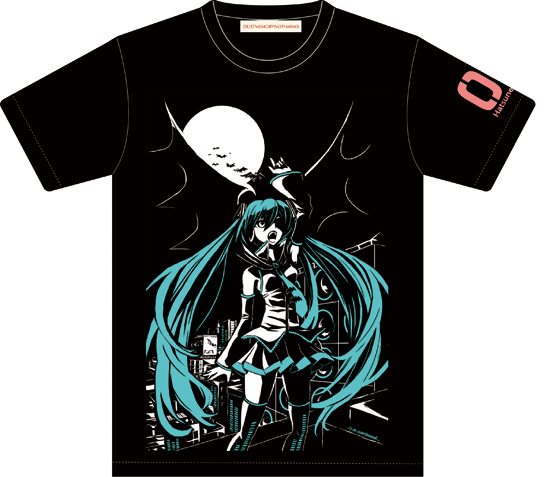 Hatsune Miku T-shirt designed by KATOKEN
